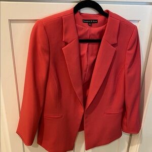 Preston & York Women's Coral Pink Blazer